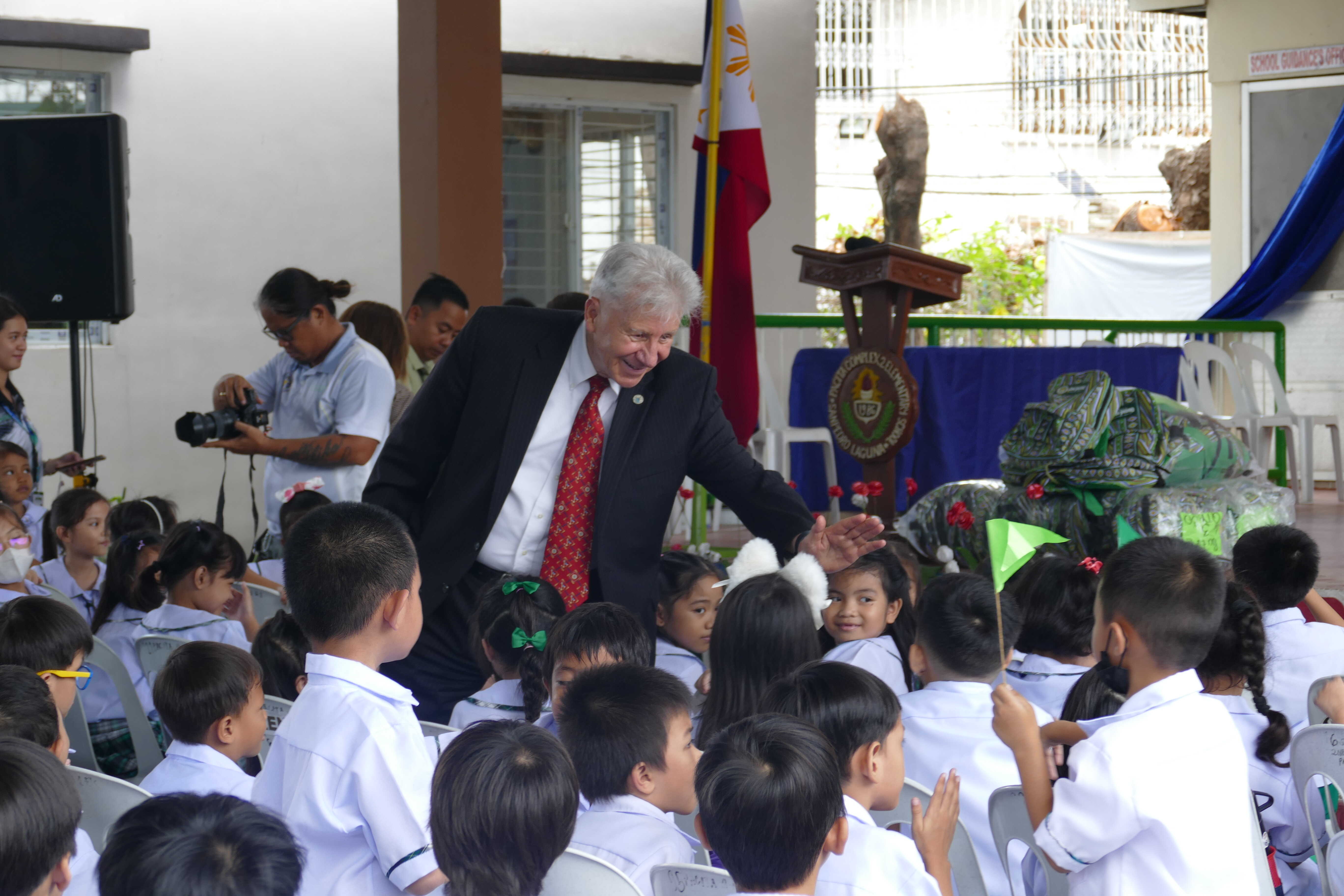 Meeting with the Schools Division Superintendent and City Mayor of San Pedro